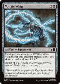 Voltaic Whip - Commander: Marvel Super Heroes - Magic: The Gathering card