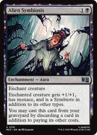 Alien Symbiosis - Commander: Marvel Super Heroes - Magic: The Gathering card
