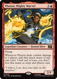 Photon, Mighty Marvel - Commander: Marvel Super Heroes - Magic: The Gathering card