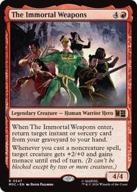 The Immortal Weapons - Commander: Marvel Super Heroes - Magic: The Gathering card
