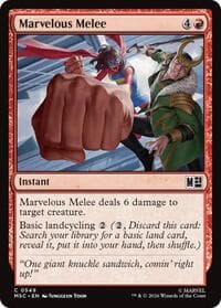 Marvelous Melee - Commander: Marvel Super Heroes - Magic: The Gathering card