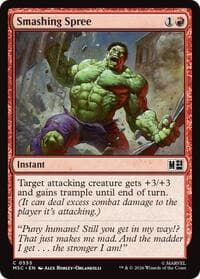 Smashing Spree (0555) - Commander: Marvel Super Heroes - Magic: The Gathering card