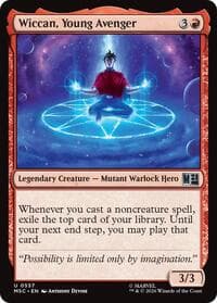 Wiccan, Young Avenger - Commander: Marvel Super Heroes - Magic: The Gathering card