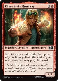 Chase Stein, Runaway - Commander: Marvel Super Heroes - Magic: The Gathering card