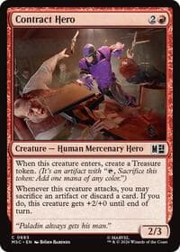 Contract Hero - Commander: Marvel Super Heroes - Magic: The Gathering card