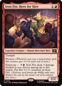 Iron Fist, Hero for Hire - Commander: Marvel Super Heroes - Magic: The Gathering card