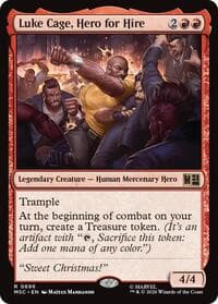 Luke Cage, Hero for Hire - Commander: Marvel Super Heroes - Magic: The Gathering card