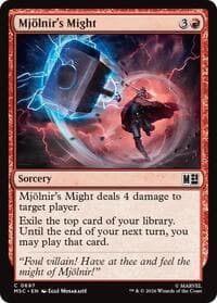 Mjolnir's Might - Commander: Marvel Super Heroes - Magic: The Gathering card