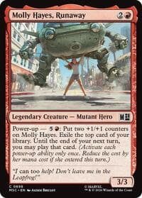 Molly Hayes, Runaway - Commander: Marvel Super Heroes - Magic: The Gathering card