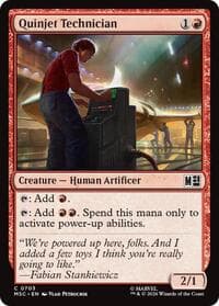 Quinjet Technician - Commander: Marvel Super Heroes - Magic: The Gathering card