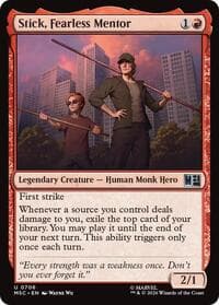 Stick, Fearless Mentor - Commander: Marvel Super Heroes - Magic: The Gathering card