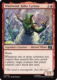 Whirlwind, Killer Cyclone - Commander: Marvel Super Heroes - Magic: The Gathering card