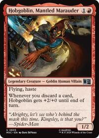 Hobgoblin, Mantled Marauder - Commander: Marvel Super Heroes - Magic: The Gathering card