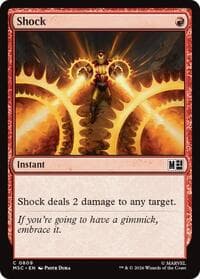 Shock - Commander: Marvel Super Heroes - Magic: The Gathering card