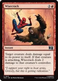 Wisecrack - Commander: Marvel Super Heroes - Magic: The Gathering card