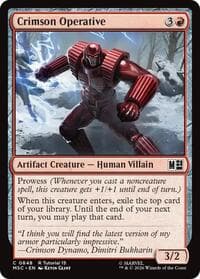Crimson Operative - Commander: Marvel Super Heroes - Magic: The Gathering card