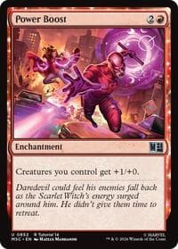 Power Boost (0852) - Commander: Marvel Super Heroes - Magic: The Gathering card