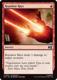 Repulsor Rays (0854) - Commander: Marvel Super Heroes - Magic: The Gathering card