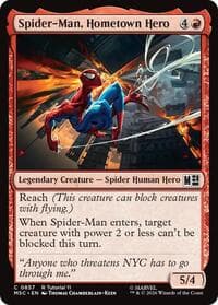 Spider-Man, Hometown Hero (0857) - Commander: Marvel Super Heroes - Magic: The Gathering card