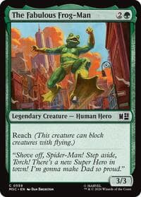 The Fabulous Frog-Man - Commander: Marvel Super Heroes - Magic: The Gathering card