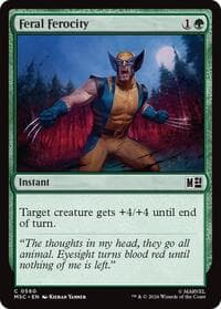 Feral Ferocity - Commander: Marvel Super Heroes - Magic: The Gathering card