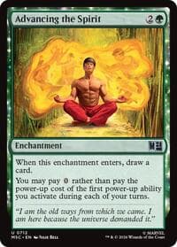 Advancing the Spirit - Commander: Marvel Super Heroes - Magic: The Gathering card