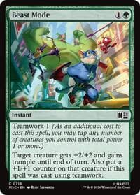 Beast Mode - Commander: Marvel Super Heroes - Magic: The Gathering card