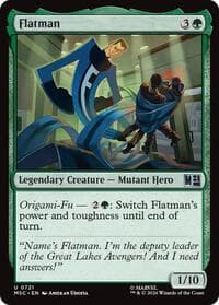 Flatman - Commander: Marvel Super Heroes - Magic: The Gathering card