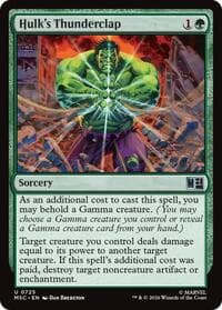 Hulk's Thunderclap - Commander: Marvel Super Heroes - Magic: The Gathering card