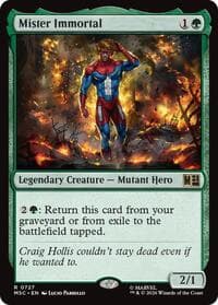 Mister Immortal - Commander: Marvel Super Heroes - Magic: The Gathering card