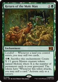 Return of the Mole Man - Commander: Marvel Super Heroes - Magic: The Gathering card