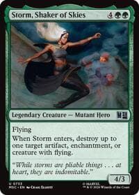 Storm, Shaker of Skies - Commander: Marvel Super Heroes - Magic: The Gathering card