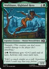 Wolfsbane, Highland Hero - Commander: Marvel Super Heroes - Magic: The Gathering card