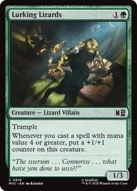 Lurking Lizards - Commander: Marvel Super Heroes - Magic: The Gathering card