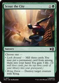 Scout the City - Commander: Marvel Super Heroes - Magic: The Gathering card
