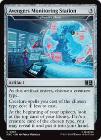 Avengers Monitoring Station - Herald's Horn - Commander: Marvel Super Heroes - Magic: The Gathering card