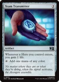 Team Transmitter - Commander: Marvel Super Heroes - Magic: The Gathering card