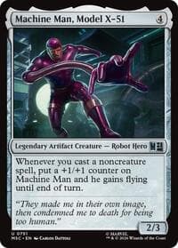 Machine Man, Model X-51 - Commander: Marvel Super Heroes - Magic: The Gathering card