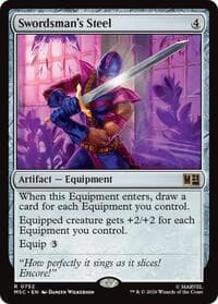 Swordsman's Steel - Commander: Marvel Super Heroes - Magic: The Gathering card