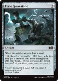 Eerie Gravestone - Commander: Marvel Super Heroes - Magic: The Gathering card