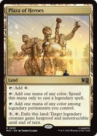 Plaza of Heroes - Commander: Marvel Super Heroes - Magic: The Gathering card