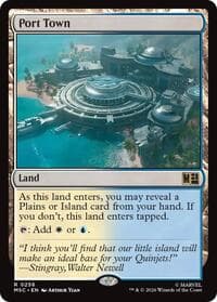 Port Town - Commander: Marvel Super Heroes - Magic: The Gathering card