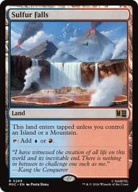 Sulfur Falls - Commander: Marvel Super Heroes - Magic: The Gathering card