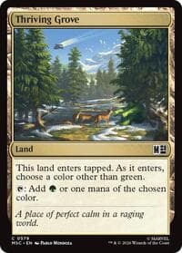 Thriving Grove - Commander: Marvel Super Heroes - Magic: The Gathering card
