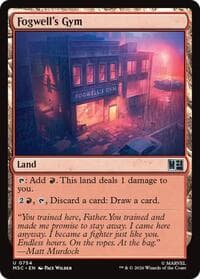 Fogwell's Gym - Commander: Marvel Super Heroes - Magic: The Gathering card