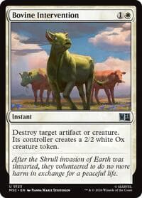 Bovine Intervention (Surge Foil) - Commander: Marvel Super Heroes - Magic: The Gathering card