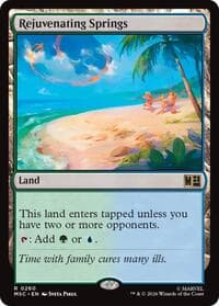 Rejuvenating Springs - Commander: Marvel Super Heroes - Magic: The Gathering card