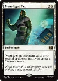 Monologue Tax (Surge Foil) - Commander: Marvel Super Heroes - Magic: The Gathering card