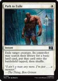 Path to Exile (Surge Foil) - Commander: Marvel Super Heroes - Magic: The Gathering card