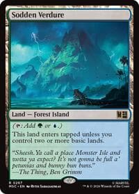 Sodden Verdure (Surge Foil) - Commander: Marvel Super Heroes - Magic: The Gathering card